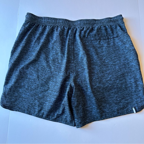 Rhoback Men’s Grit Gym Short - 7" Lined blue/black heather XXL - Picture 8 of 9